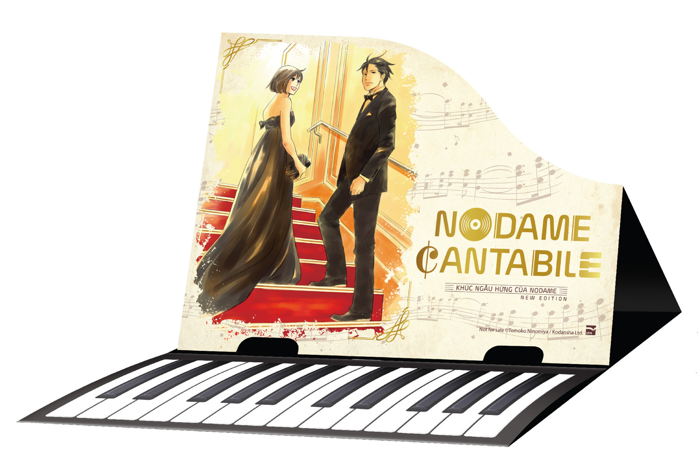 Bộ Nodame Cantabile - Khúc Ngẫu Hứng Của Nodame - New Edition - Tập 1 - Bản Đặc Biệt - Tặng Kèm 1 Piano Card - Ảnh 3