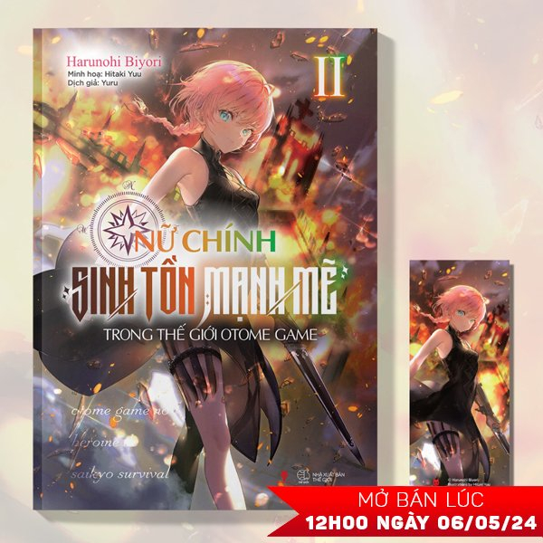 bộ nữ chính sinh tồn mạnh mẽ trong thế giới otome game - tập 2 - tặng kèm bookmark