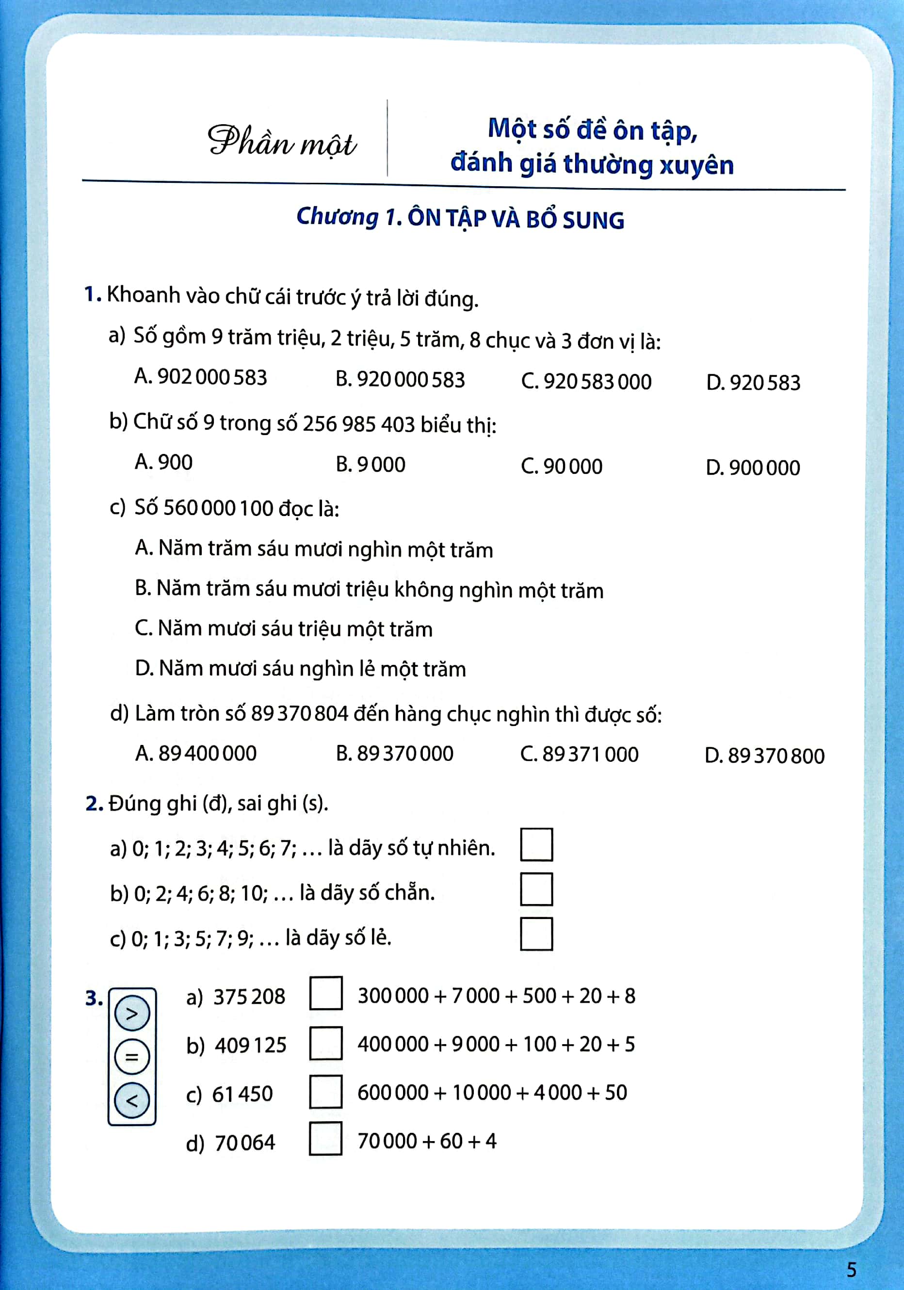 Bo
						
										
										On Tap, Danh Gia Dinh Ki Mon Toan Lop 5 - Tap 1 (Chan Troi) (Chuan) - Ảnh 5