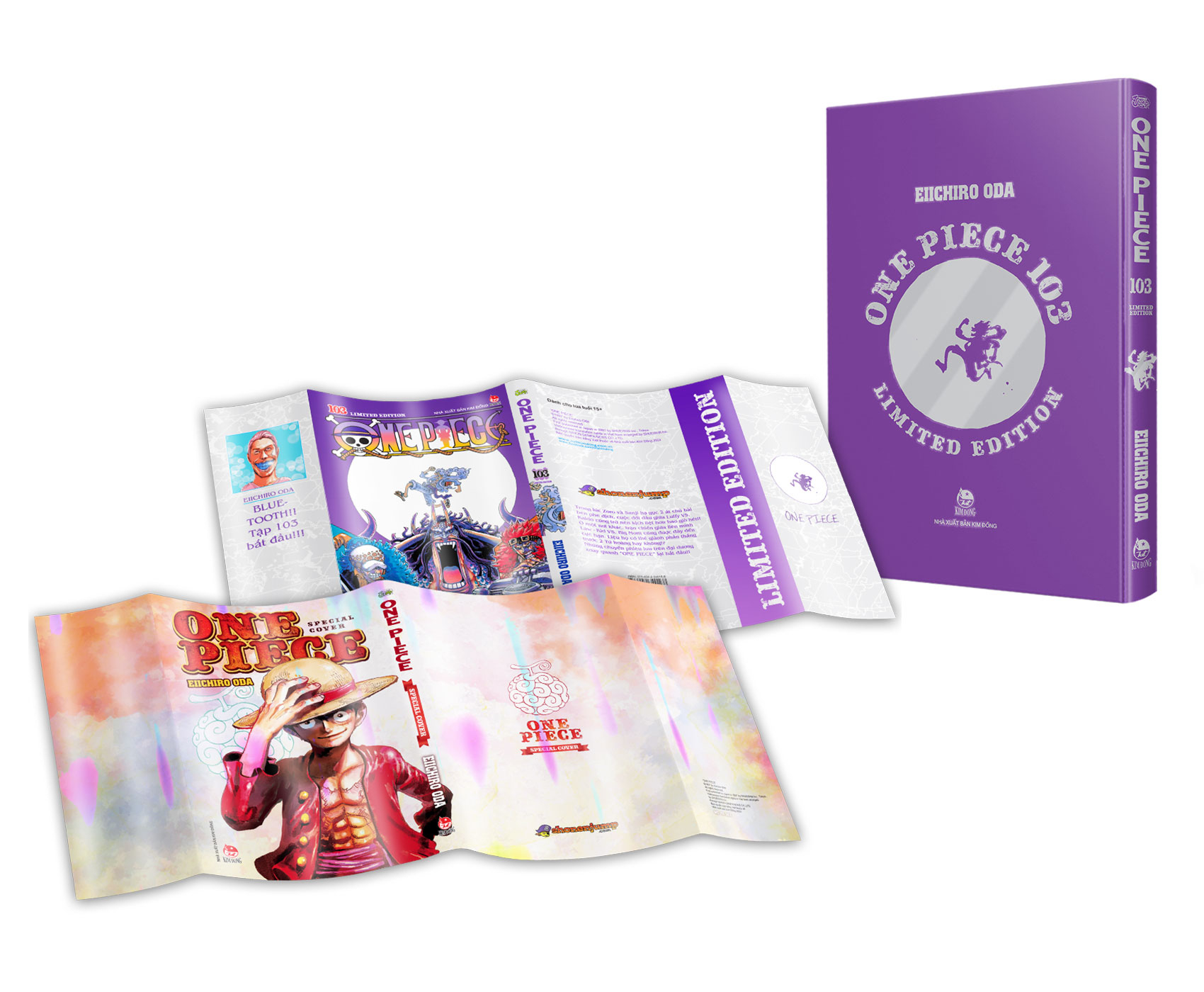 Bộ One Piece - Tập 103 - Chiến Binh Giải Phóng - Limited Edition - Bìa Cứng - Tặng Kèm Bìa Áo Hologram - Ảnh 2