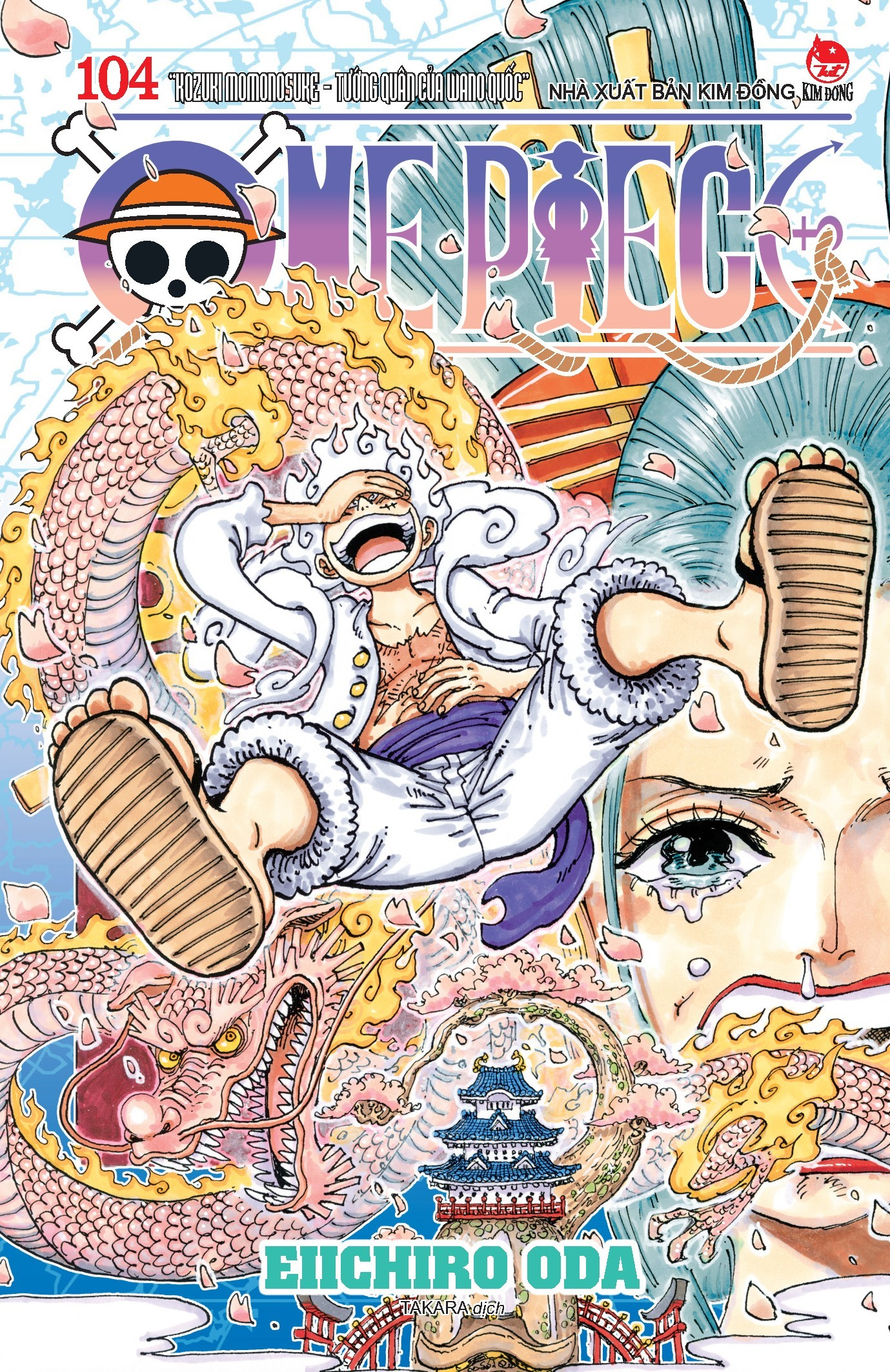 Bộ One Piece - Tập 104 - “Kozuki Momonosuke - Tướng Quân Của Wano Quốc” - Bản Bìa Gập - Ảnh 2