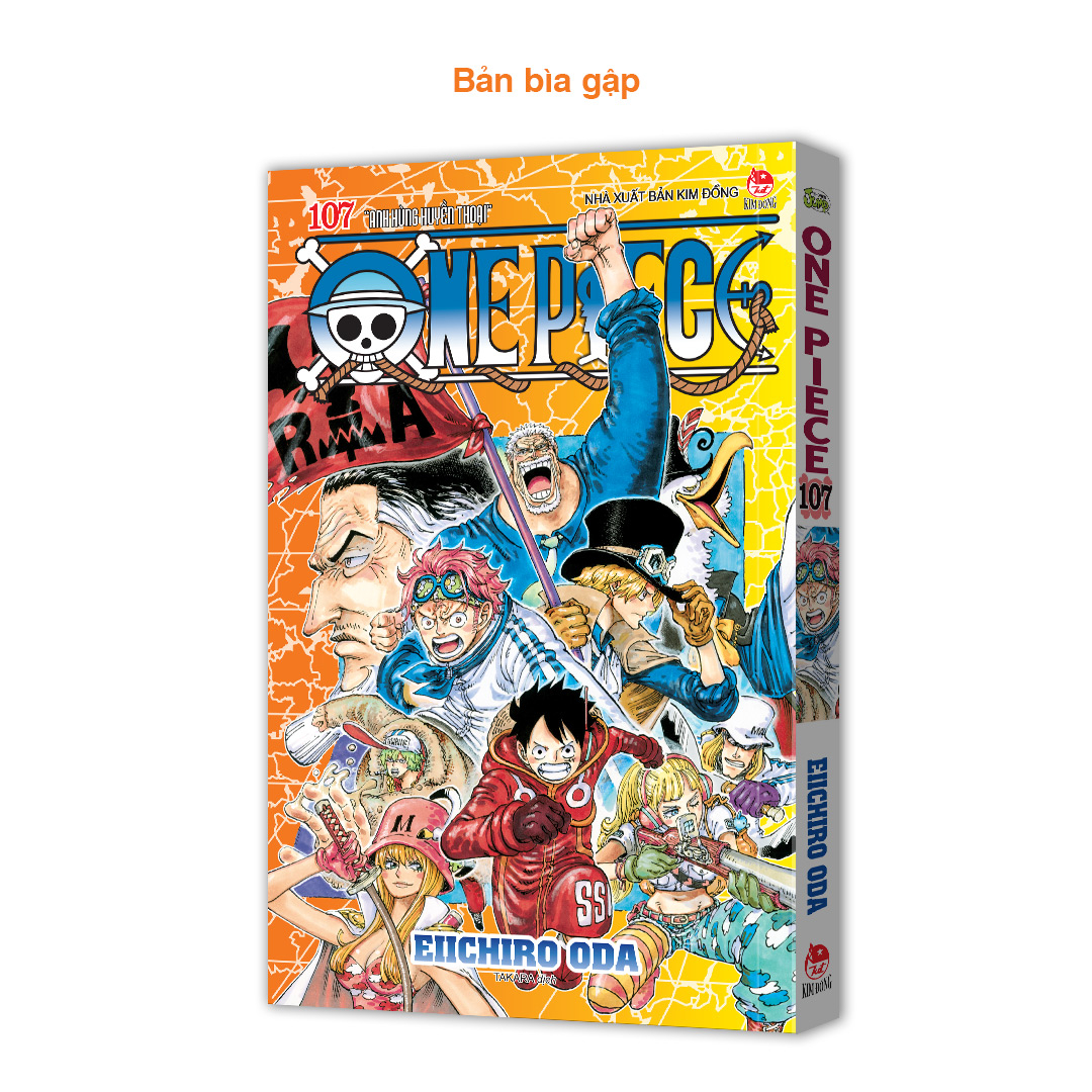 Bộ One Piece - Tập 107 - “Anh Hùng Huyền Thoại” - Bản Bìa Gập - Ảnh 2