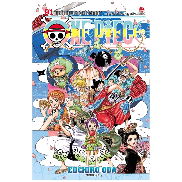 bộ one piece - tập 91 - chuyến phiêu lưu trên xứ sở samurai (tái bản 2022)