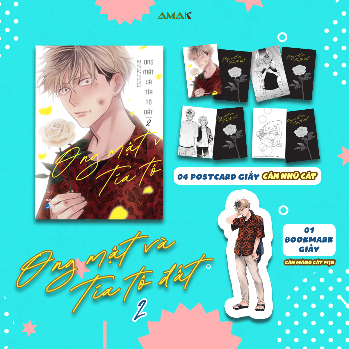 Bo
						
										
										Ong Mat Va Tia To Dat - Tap 2 - Tang Kem 1 Bookmark Be Hinh + 4 Postcard Hai Mat - Ảnh 2