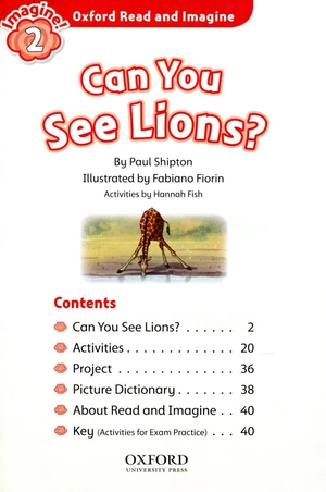 bộ oxford read and imagine: level 2: can you see lions - Ảnh 4