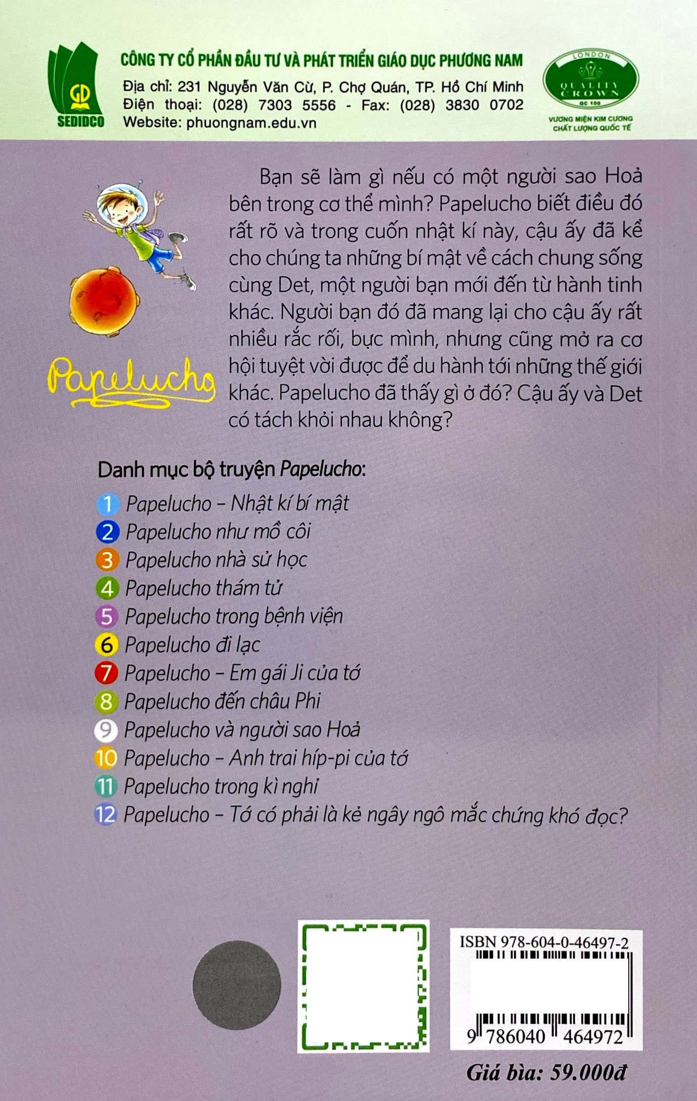 Bộ
Papelucho - Tập 9 - Và Người Sao Hỏa - Độc Quyền Fahasa - Ảnh 8