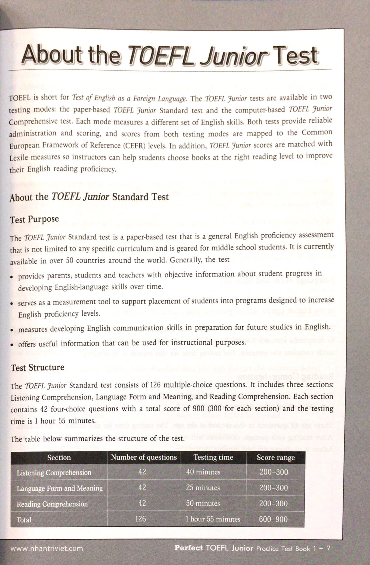 bộ perfect toefl junior_practice test_book 1 (+cd) - Ảnh 3