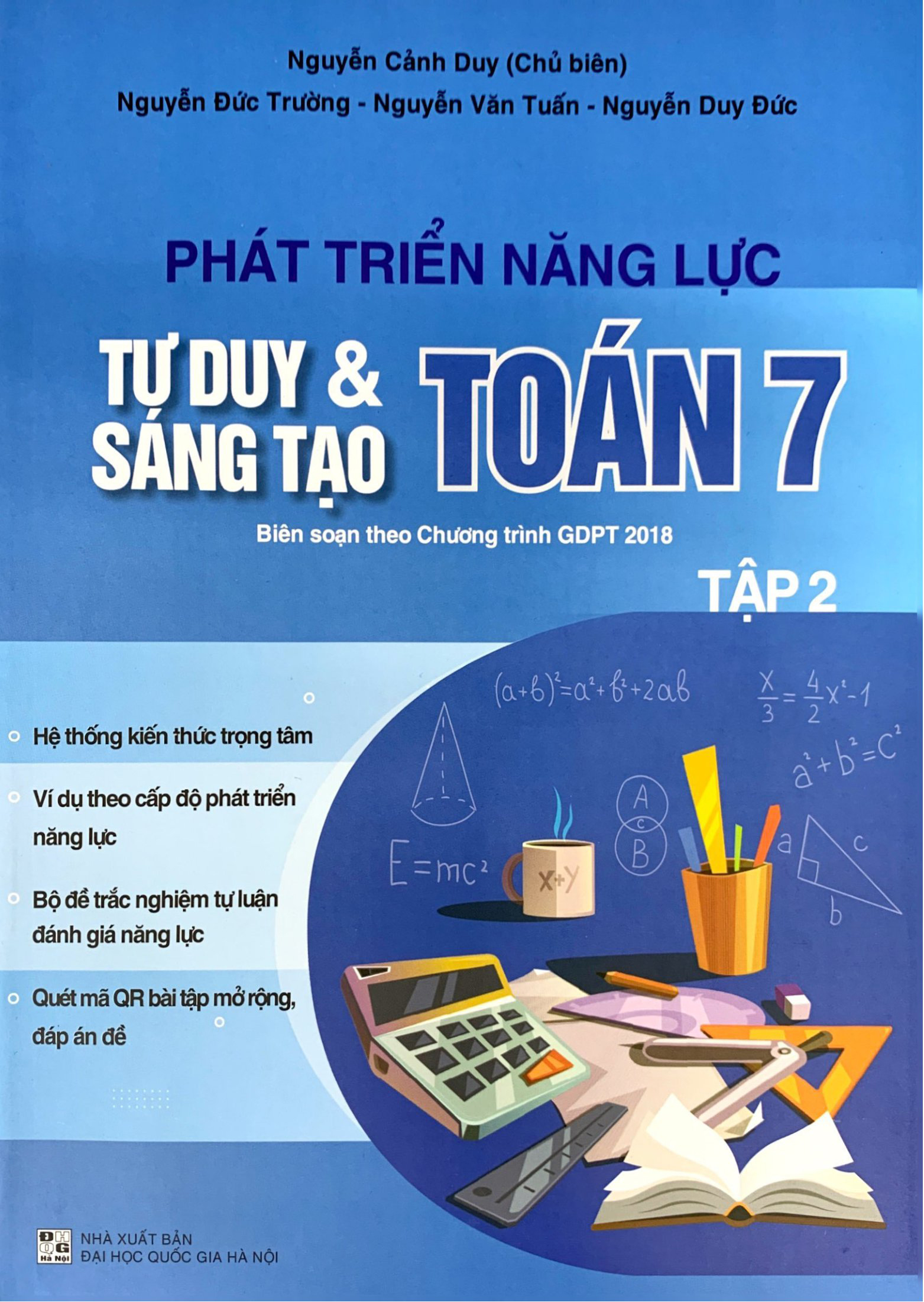 bộ phát triển năng lực tư duy và sáng tạo toán 7 - tập 2 (biên soạn theo chương trình giáo dục phổ thông 2018) - Ảnh 2