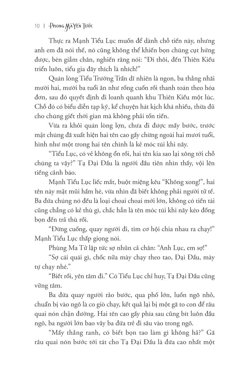 bộ phong ma yến tước - tập 1: nuối tiếc giang hồ - Ảnh 7
