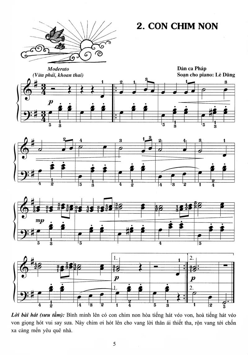 bộ piano cho thiếu nhi - 220 tiểu phẩm nổi tiếng - tập 4 (kèm cd) - Ảnh 5