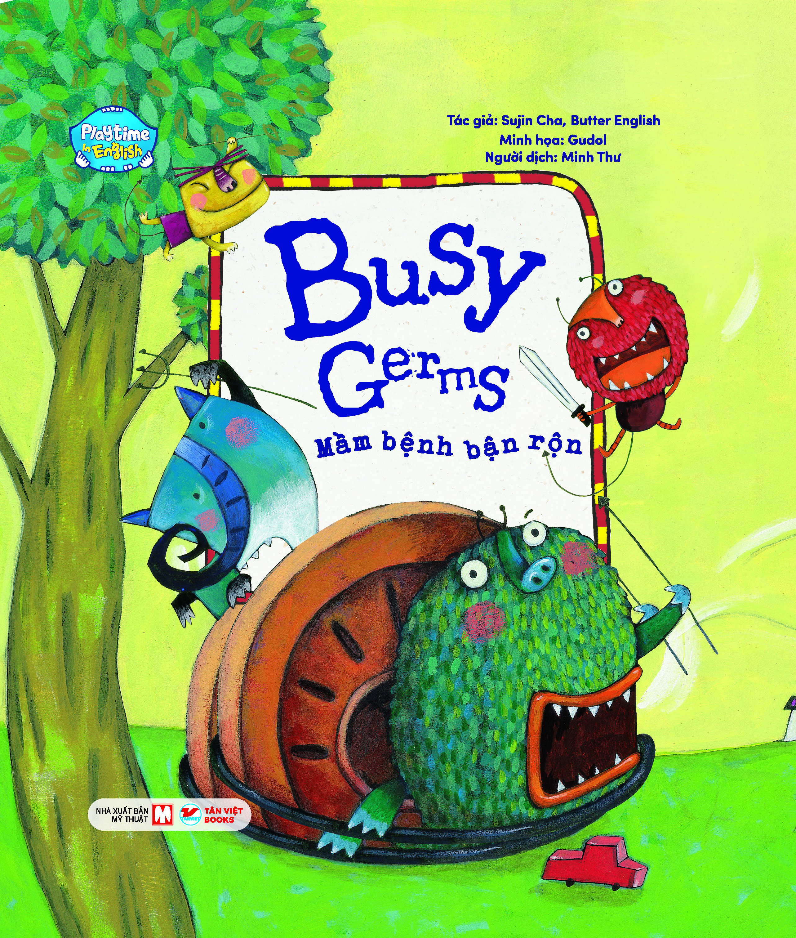 Bộ Playtime In English - Level 2 - Busy Germs - Mầm Bệnh Bận Rộn - Ảnh 2