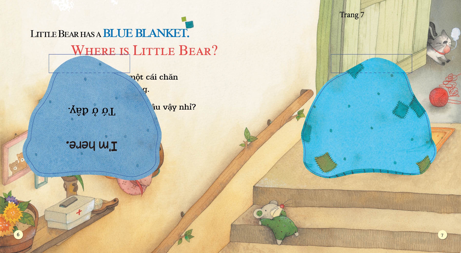 Bo
						
										
										Playtime In English - Level 2 - Little Bears Blanket - Cai Chan Cua Gau Con - Ảnh 3