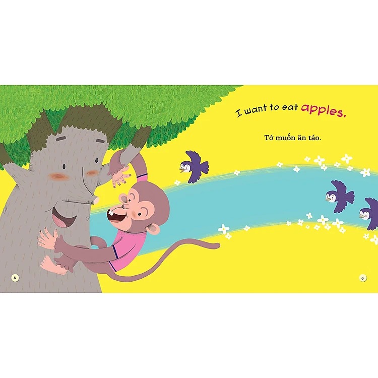 Bo
						
										
										Playtime In English - Level 4 - Monkey And Apple Tree - Ban Khi Va Cay Tao - Ảnh 4