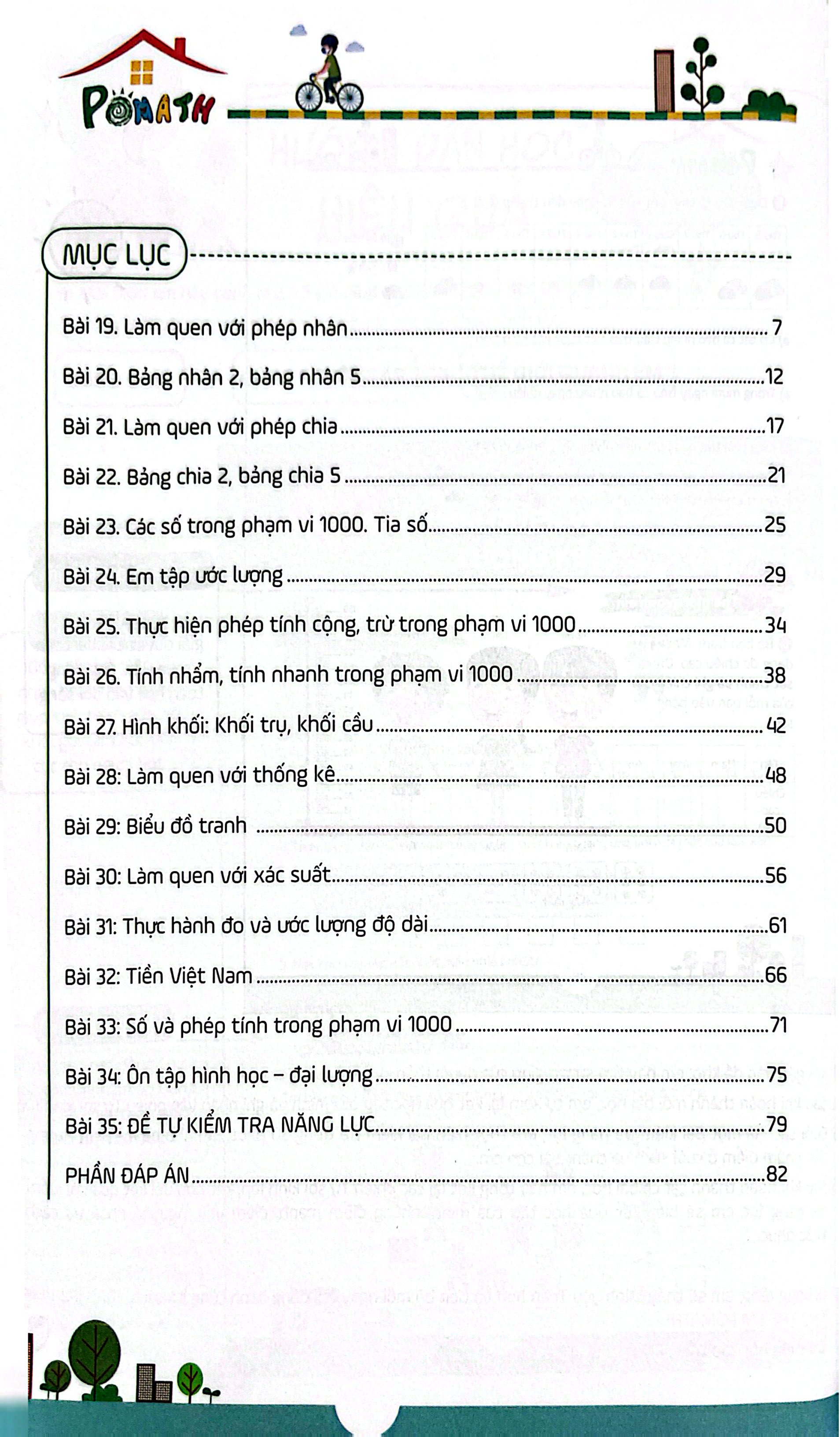 Bộ
						
										
										Pomath - Toán Tư Duy Cho Trẻ Em - 7-8 Tuổi - Tập 2 - Ảnh 3