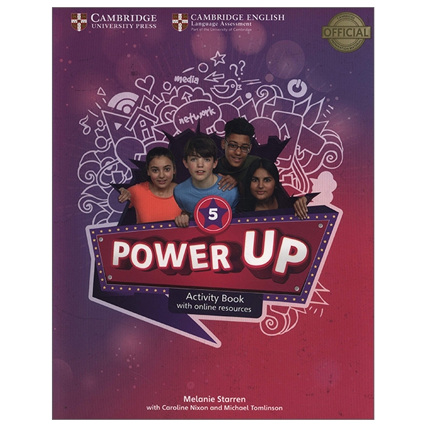 bộ power up level 5 activity book with online resources and home booklet