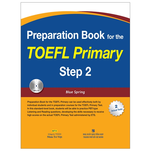 bộ preparation book for the toefl primary step 2 (cd) (2019)