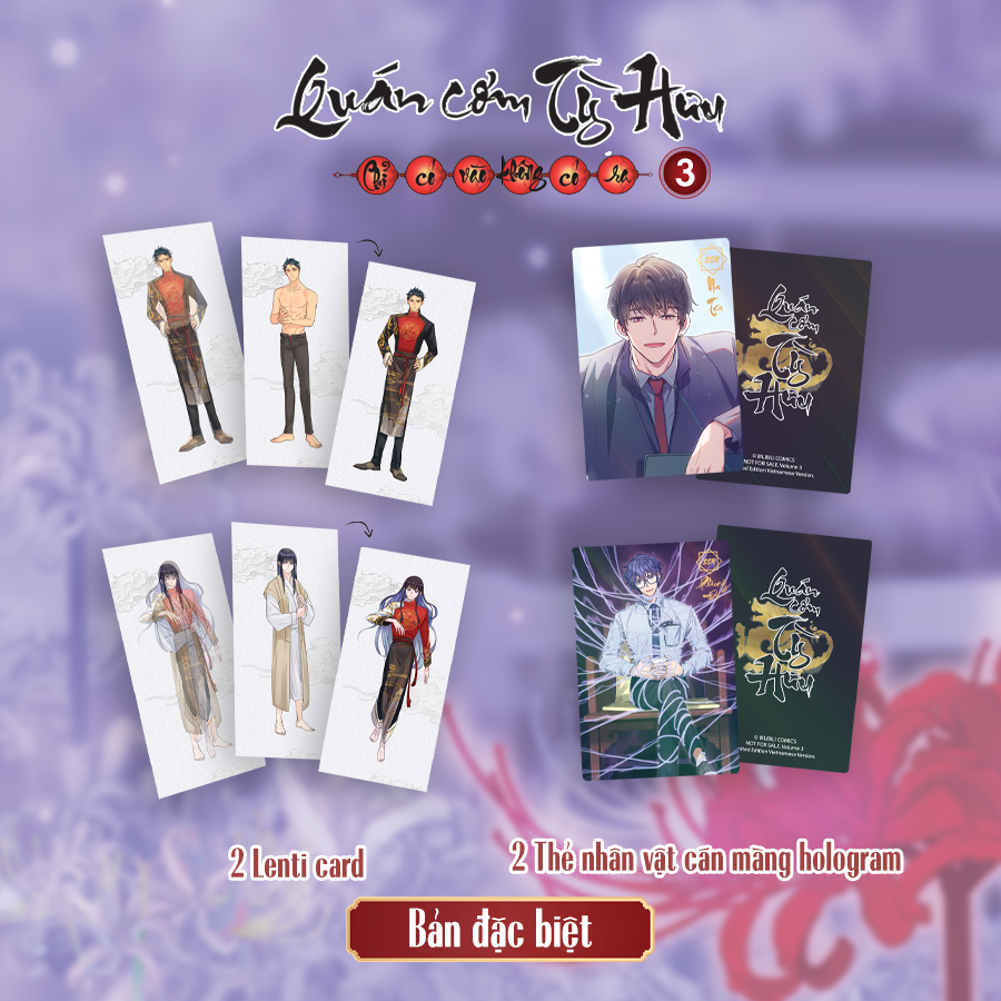 Bộ
						
										
										Quán Cơm Tỳ Hưu - Chỉ Có Vào Không Có Ra - Tập 3 - Bản Đặc Biệt - Tặng Kèm 1 Bookmark Bế Hình Bồi Cứng + 1 Set 05 Postcard Lịch + 2 Lenti Card + 2 Thẻ Nhân Vật Cán Màng Hologram + 1 Card PVC + 1 Poster A3 Cán Bóng - Ảnh 4