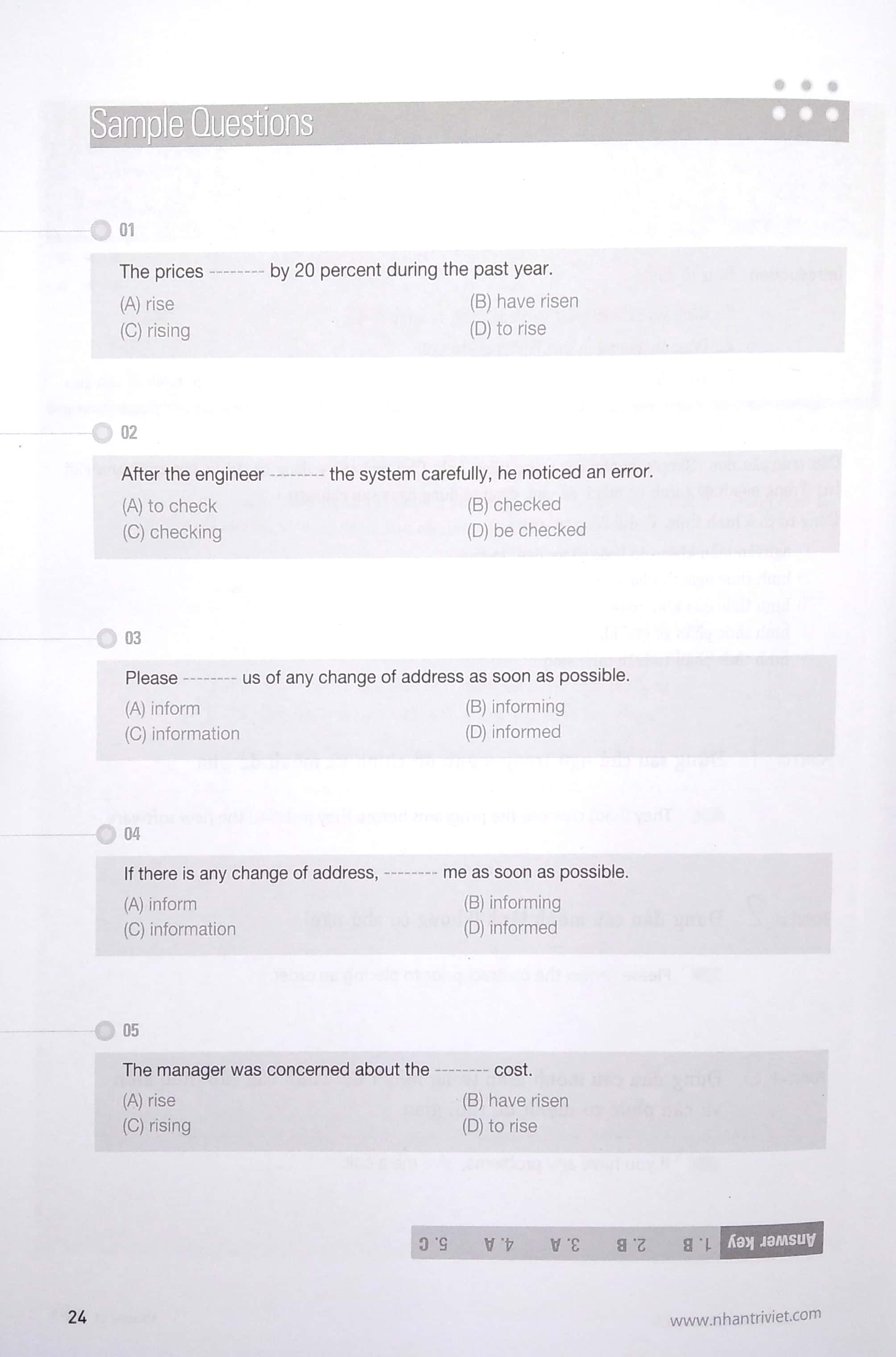 bộ rainbow toeic - part 5,6 - Ảnh 6