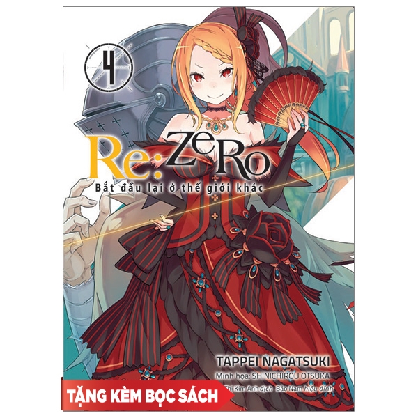 bộ re:zero - bắt đầu lại ở thế giới khác 4 - kèm bọc sách