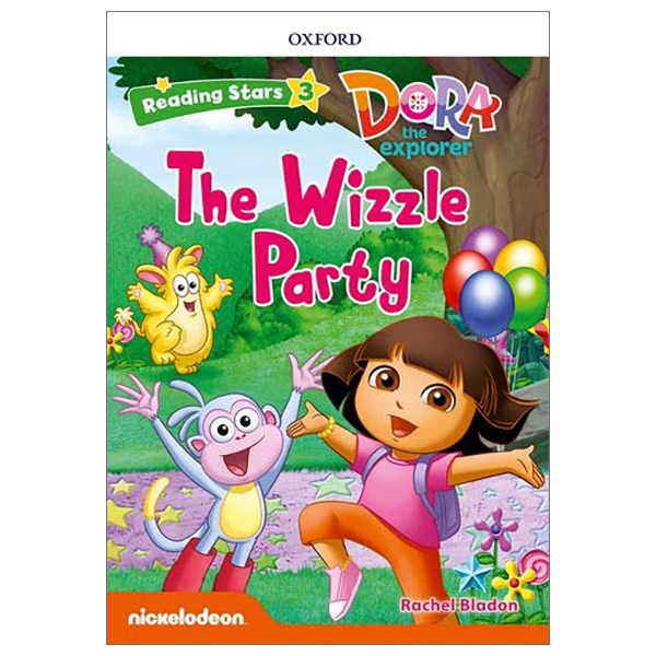 bộ reading stars: level 3: dora the explorer: the wizzle party