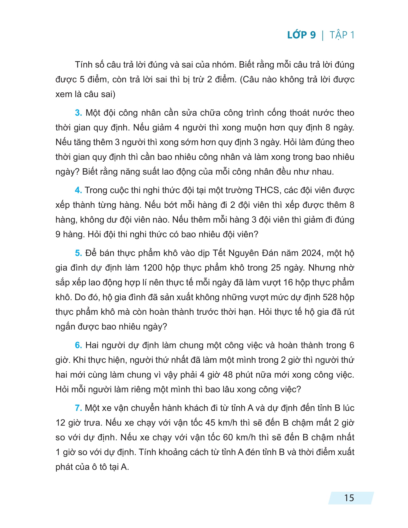 Bộ Rèn Kĩ Năng Giải Toán Lớp 9 - Tập 1 - Ảnh 14