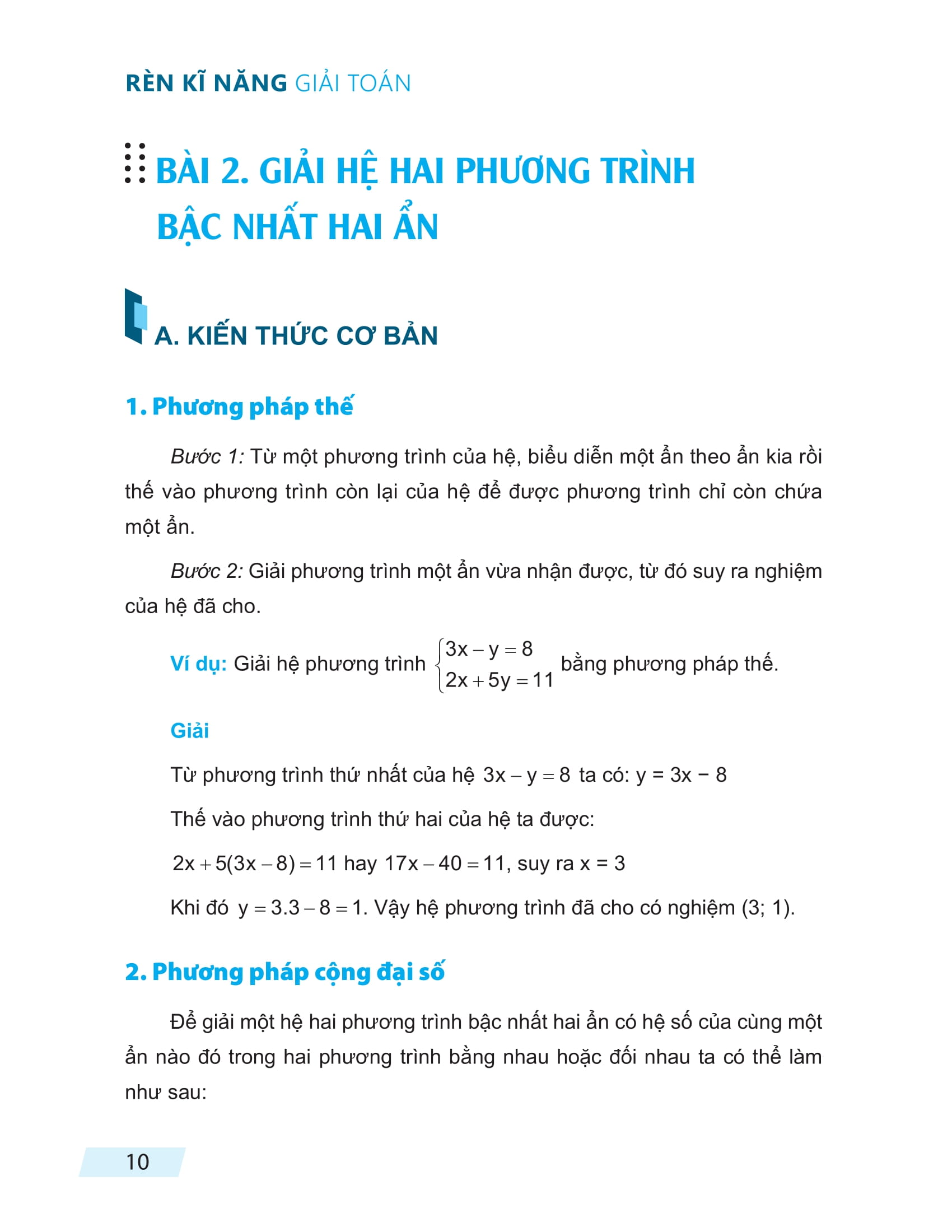 Bộ Rèn Kĩ Năng Giải Toán Lớp 9 - Tập 1 - Ảnh 9