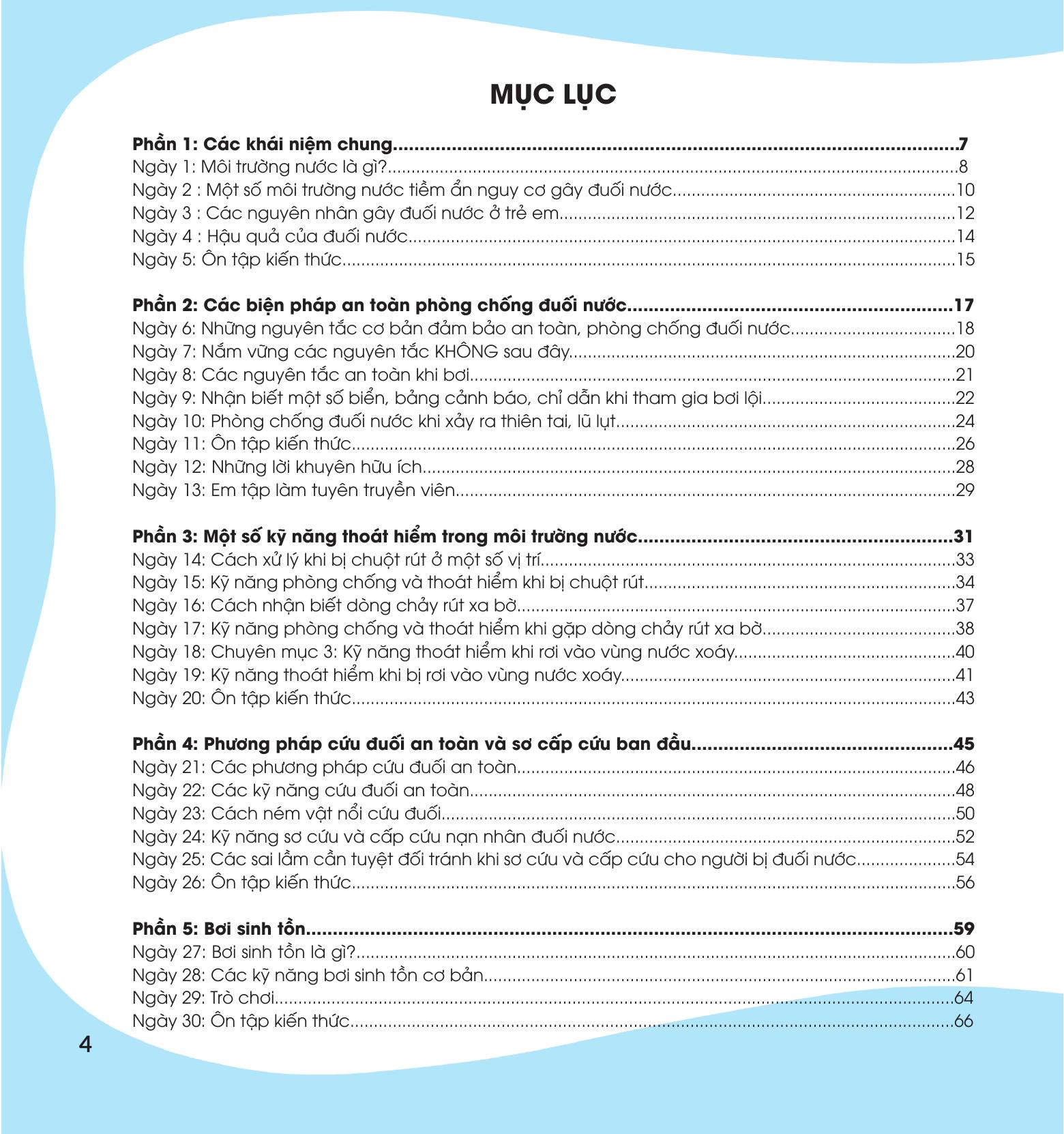 bộ sách 30 ngày cùng em học hiểu về - phòng cháy, chữa cháy + phòng chống đuối nước (bộ 2 cuốn) - Ảnh 10