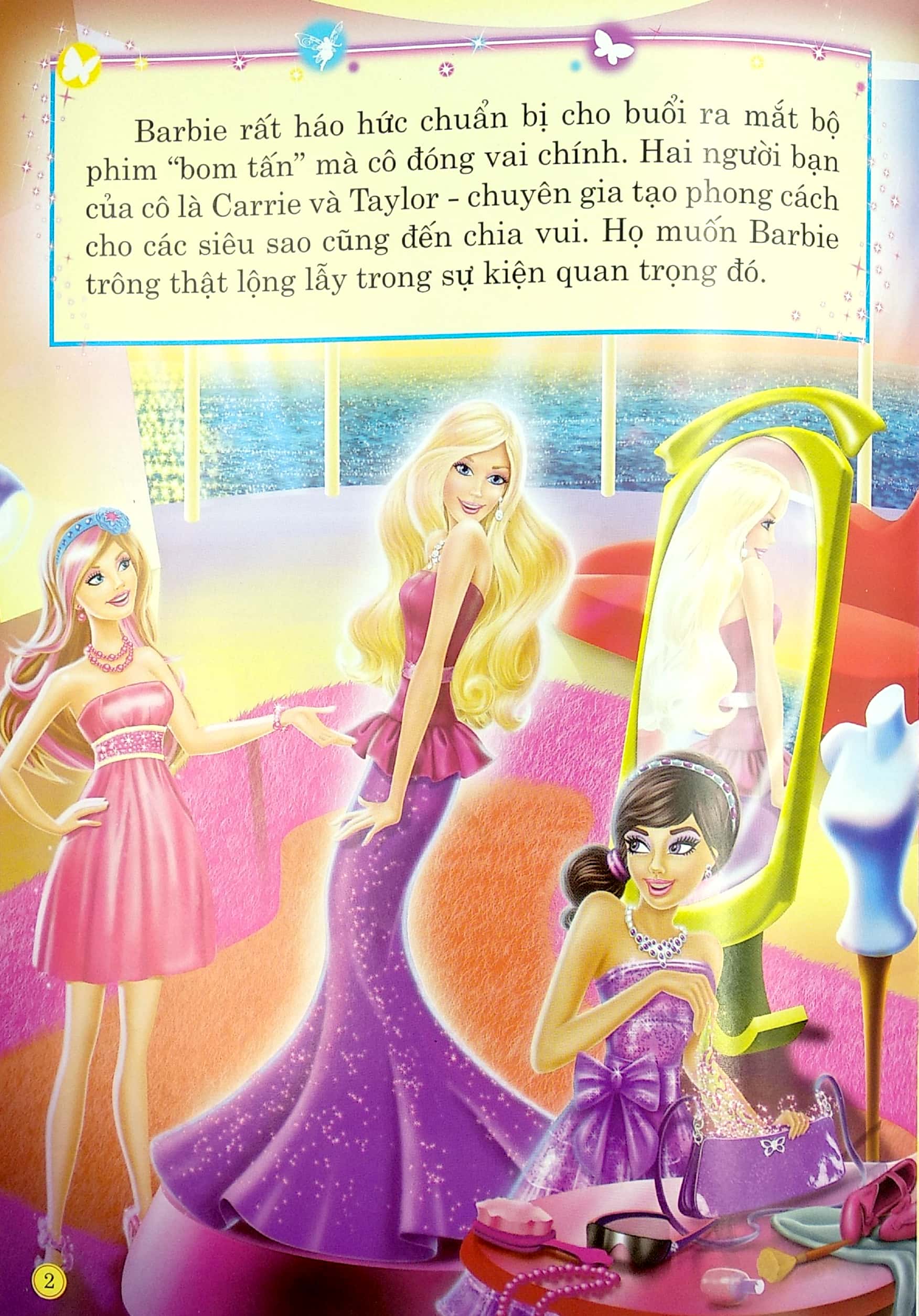 bộ sách barbie truyện tranh khổ lớn (bộ 4 cuốn) - Ảnh 3