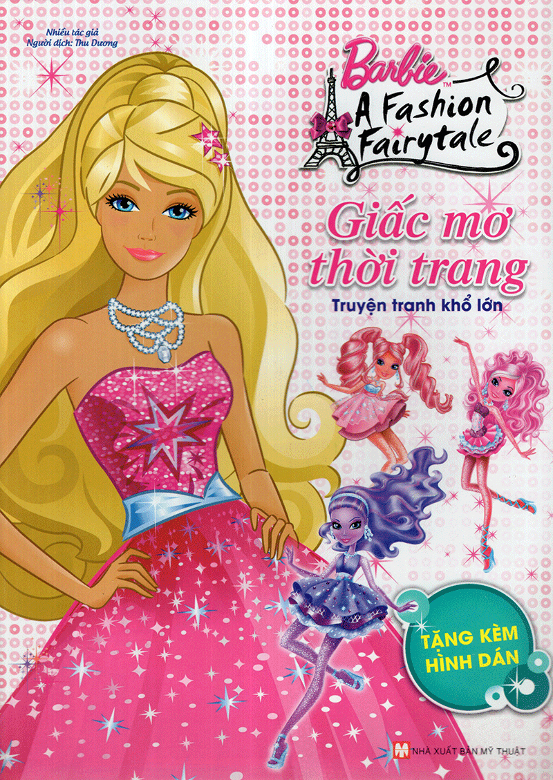 bộ sách barbie truyện tranh khổ lớn (bộ 4 cuốn) - Ảnh 6