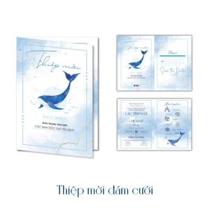 bộ sách cá voi cô đơn - tập 1 - 3 (bộ 3 tập) - bản đặc biệt - tặng kèm bookmark cá voi + bookmark trứng + thiệp cưới + postcard in chữ ký tác giả + standee - Ảnh 7