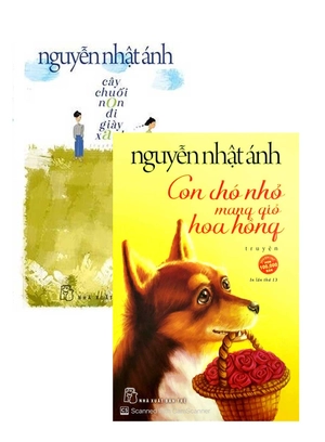bộ sách cây chuối non đi giày xanh + con chó nhỏ mang giỏ hoa hồng (bộ 2 cuốn) - Ảnh 2