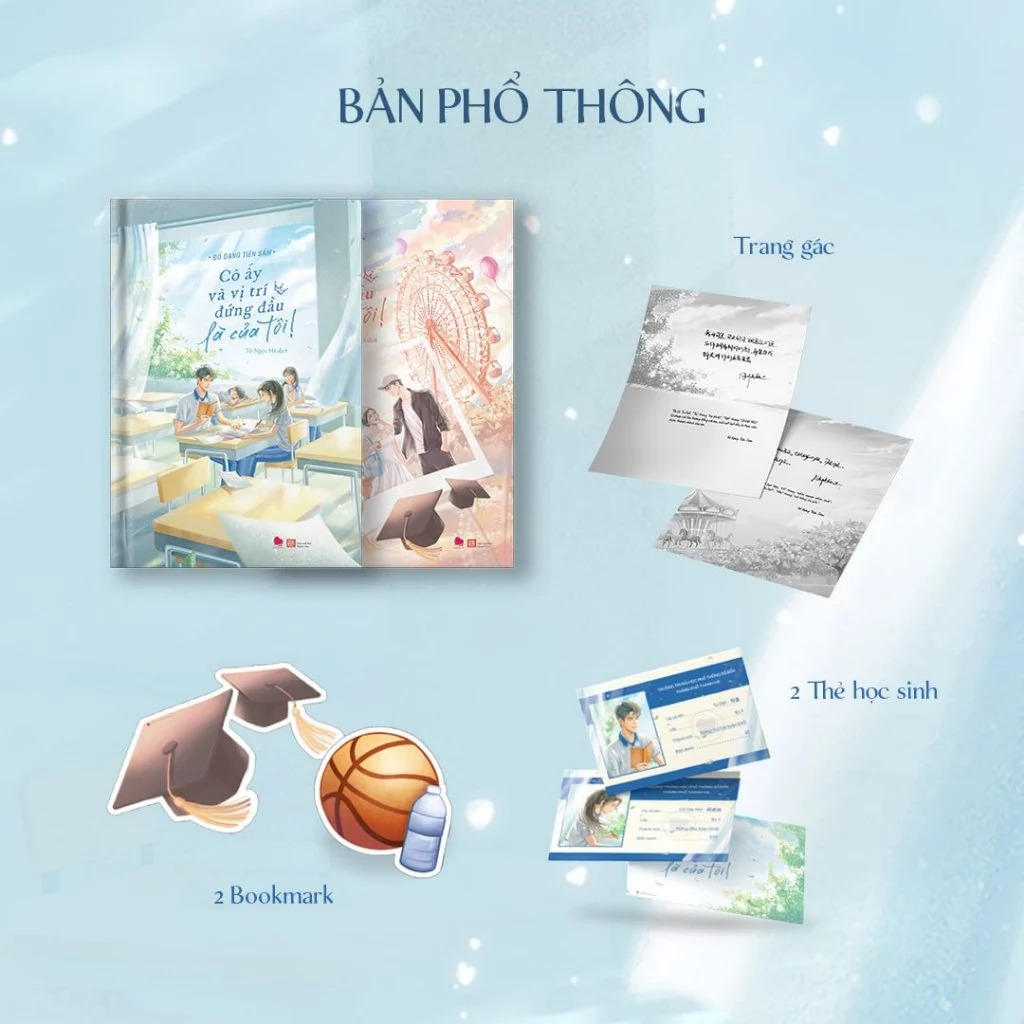 Bộ Sách Cô Ấy Và Vị Trí Đứng Đầu Là Của Tôi! - Tập 1 + Tập 2 (Bộ 2 Tập) - Tặng Kèm 2 Bookmark + 2 Thẻ Học Sinh + Trang Gác - Ảnh 2