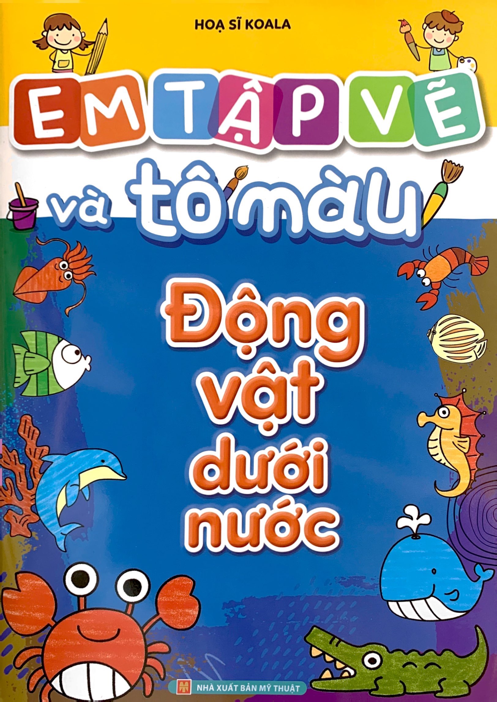 bộ sách em tập vẽ và tô màu (túi 8 cuốn) - Ảnh 12
