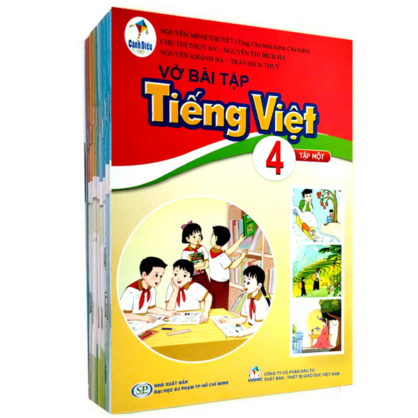 bộ sách giáo khoa bộ lớp 4 - cánh diều - sách bài tập (bộ 12 cuốn) (chuẩn)