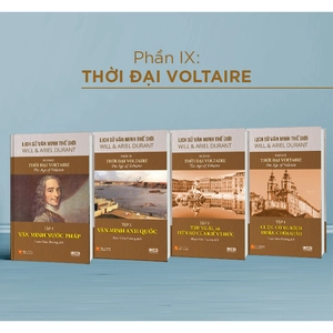 bộ sách lịch sử văn minh thế giới - phần ix - thời đại voltaire (bộ 4 cuốn) - Ảnh 2