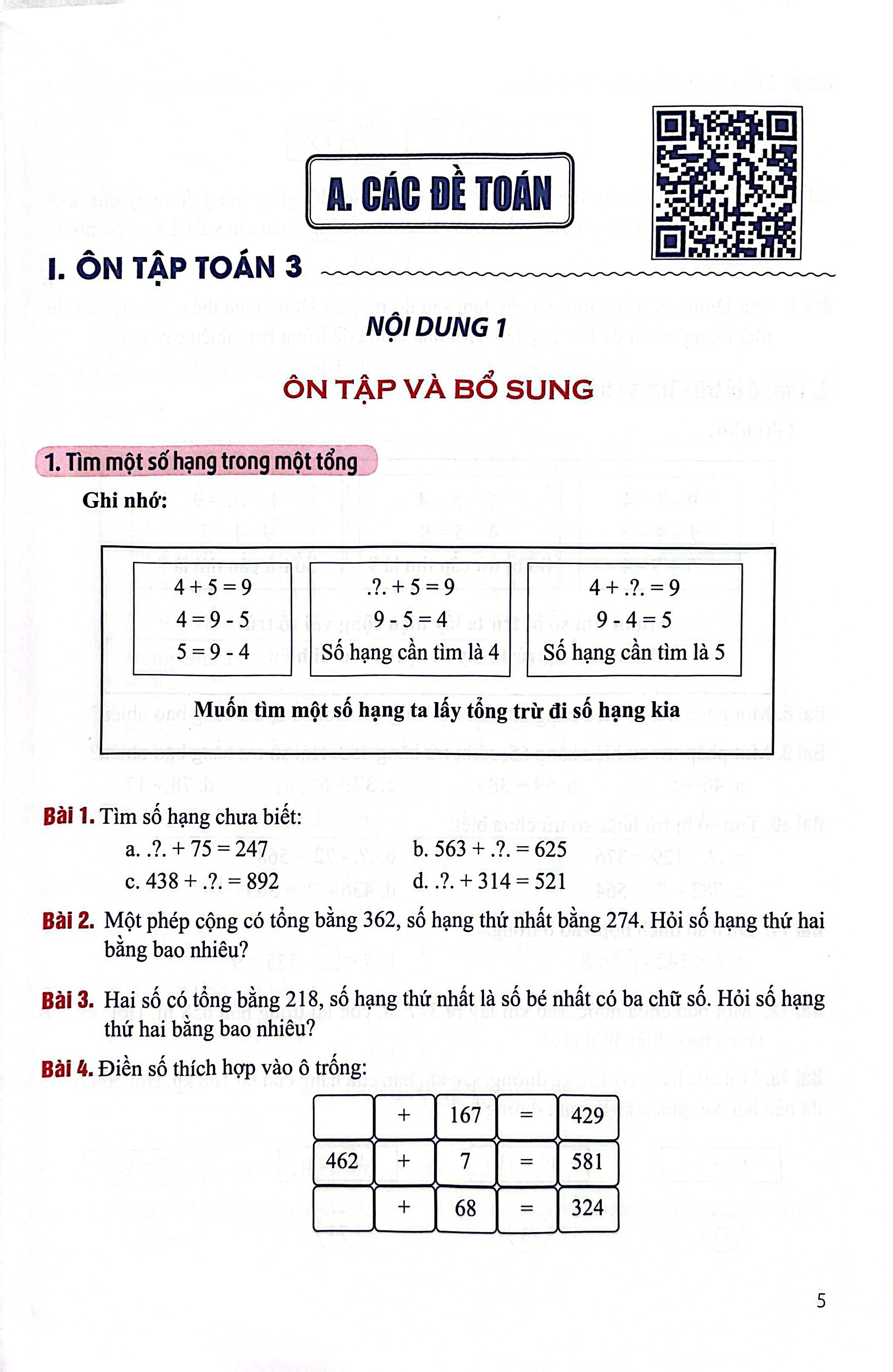 Bộ Sách Ôn Tập Hè Tiếng Việt 3 + Ôn Tập Hè Toán 3 (Bộ 2 Cuốn) - Tặng Kèm Sách Luyện Viết Chữ Đẹp Lớp 3 - Tập 1 + Tập 2 - Ảnh 3