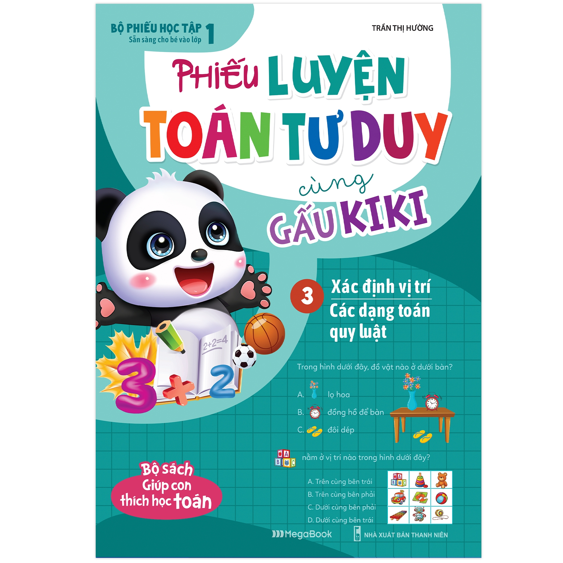 bộ sách phiếu luyện toán tư duy cùng gấu kiki (bộ 5 cuốn) - Ảnh 7