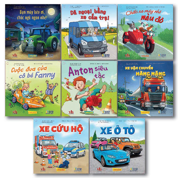 Bo Sach Pixi Biet Tuot - The Gioi Xe Dieu Ky (Bo 8 Cuon)