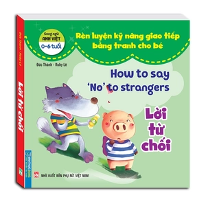 bộ sách rèn luyện kỹ năng giao tiếp bằng tranh cho bé 0 - 6 tuổi (song ngữ anh việt) (bộ 8 cuốn) - Ảnh 9