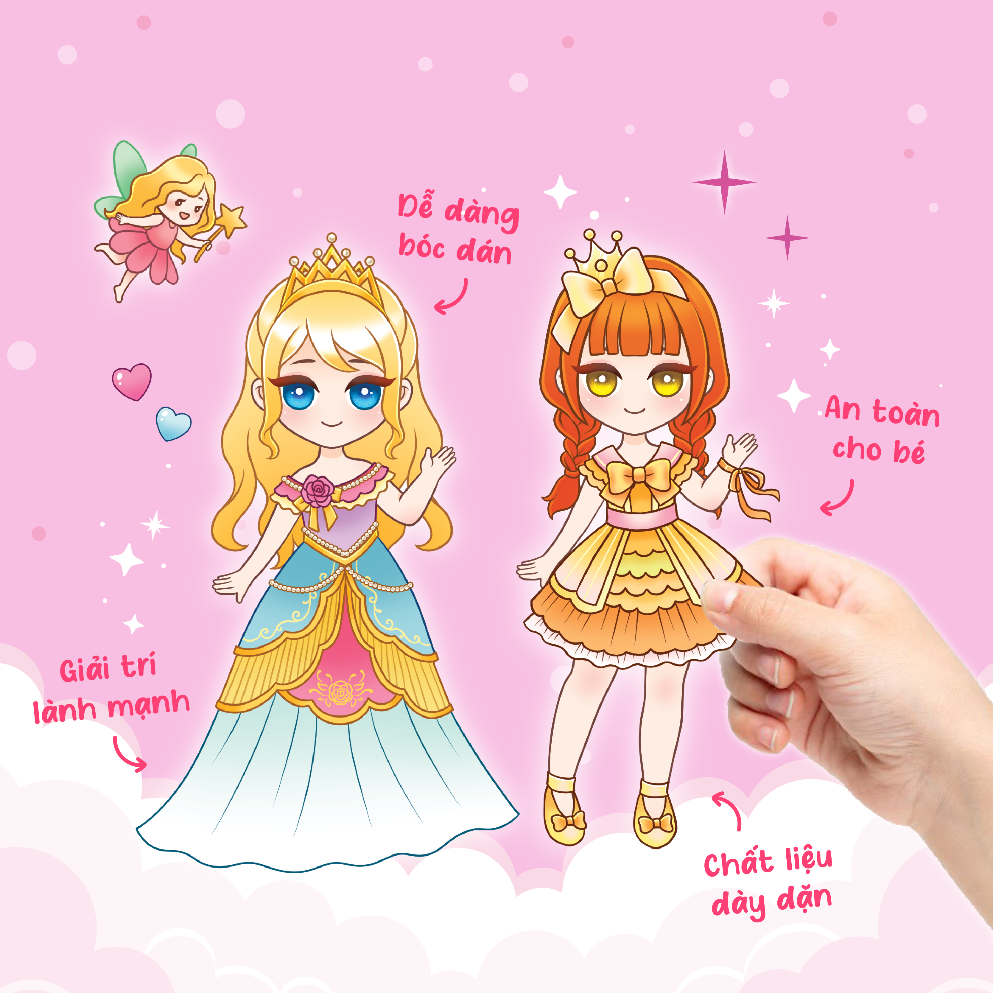 Bộ Sách Sticker Bóc Dán Thỏa Sức Sáng Tạo Cho Bé Gái - Bữa Tiệc Sinh Nhật Của Những Nàng Công Chúa - Ảnh 8