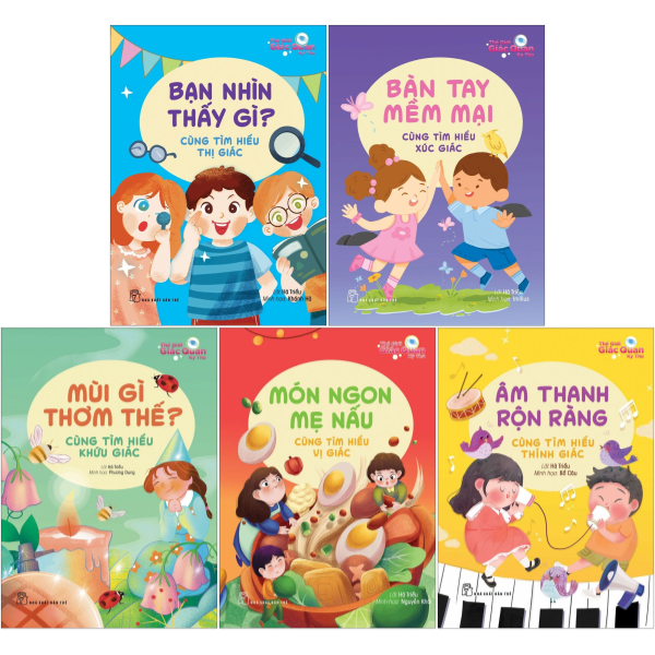 bộ sách thế giới giác quan kỳ thú (bộ 5 cuốn)