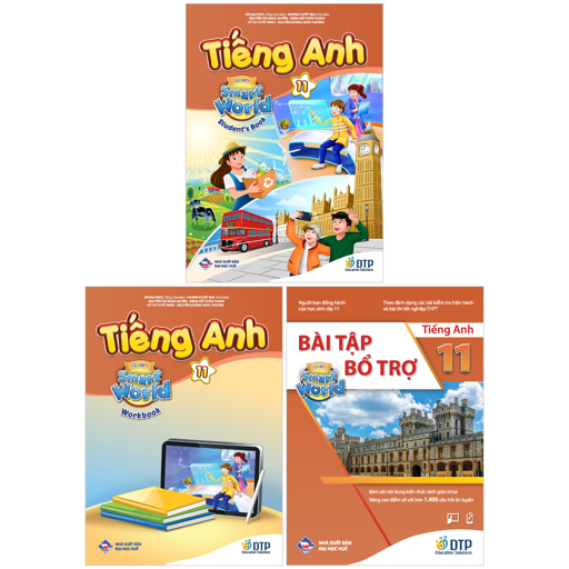 Bo Sach Tieng Anh 11 - I-Learn Smart World - Student's Book + Workbook + Bai Tap Bo Tro (Bo 3 Cuon)