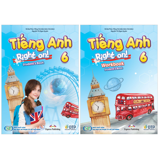 Bo Sach Tieng Anh 6 - Right On! - Student's Book + Workbook (Bo 2 Cuon)