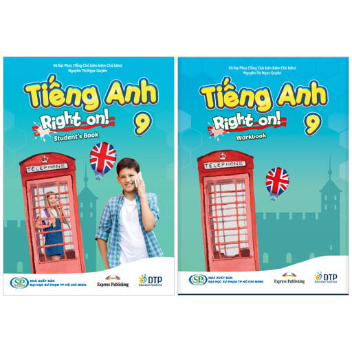Bo Sach Tieng Anh 9 - Right On! - Student's Book + Workbook (Bo 2 Cuon)