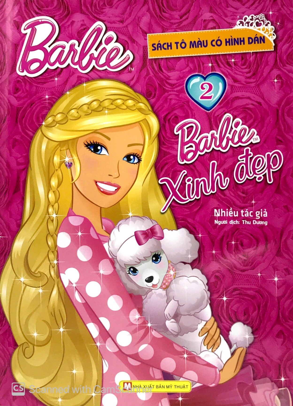 bộ sách tô màu có dán hình - barbie xinh đẹp (bộ 4 cuốn) - Ảnh 13