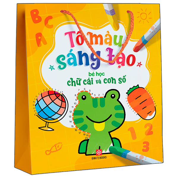 Bo Sach To Mau Sang Tao - Be Hoc Chu Cai Va Con So (Tui 5 Tap)