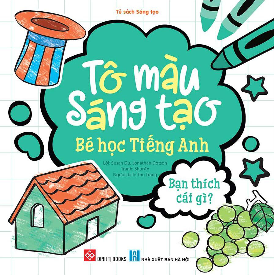 Bộ Sách Tô Màu Sáng Tạo - Bé Học Tiếng Anh (Bộ 6 Cuốn) - Ảnh 5