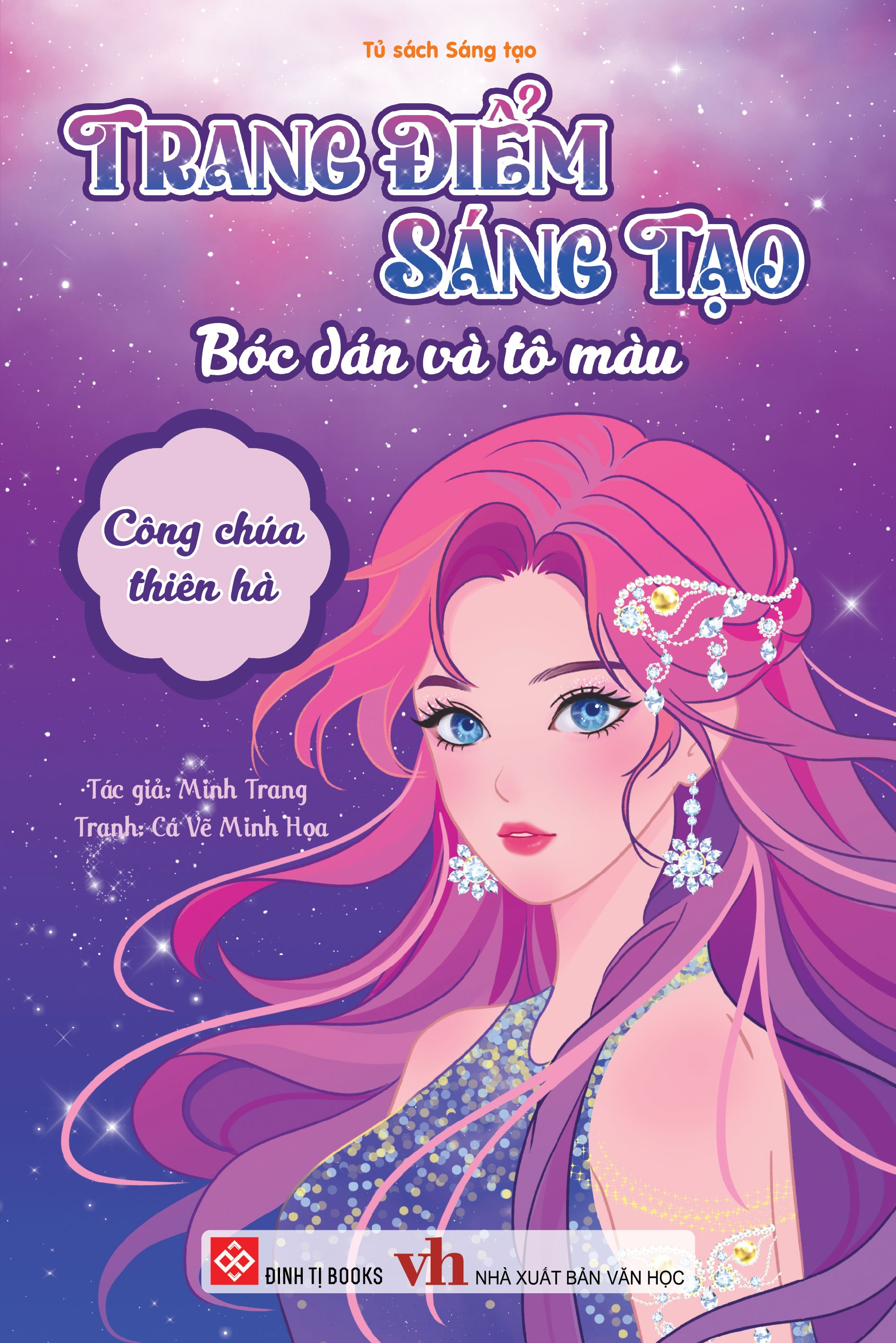 Bộ Sách Trang Điểm Sáng Tạo - Bóc Dán Và Tô Màu (Bộ 5 Cuốn) - Ảnh 3