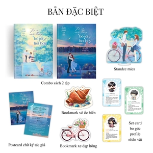 bộ sách trở về năm tháng bố tôi là hot boy - tập 1 + tập 2 (bộ 2 tập) - bản đặc biệt - tặng kèm 2 bookmark trổ khuôn + 1 postcard lời nhắn của tác giả + 1 standee cặp đôi + 3 thẻ nhân vật - Ảnh 2