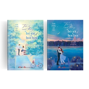 bộ sách trở về năm tháng bố tôi là hot boy - tập 1 + tập 2 (bộ 2 tập) - bản đặc biệt - tặng kèm 2 bookmark trổ khuôn + 1 postcard lời nhắn của tác giả + 1 standee cặp đôi + 3 thẻ nhân vật + standee - Ảnh 3